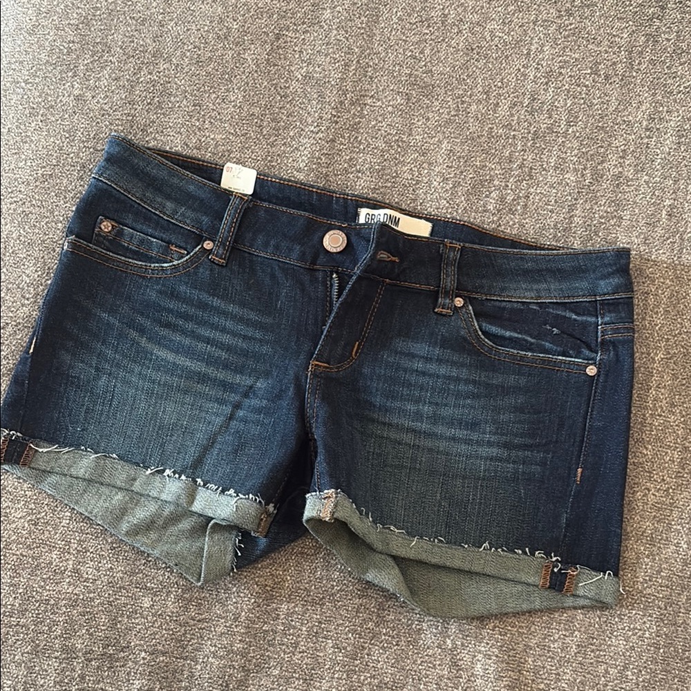 NWT - GRG Denim (Garage) - Women’s dark wash jean shorts - size 7